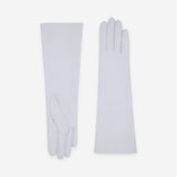 Gants cuir agneau-100% soie-21222SN Gant Glove Story Blanc 6.5 