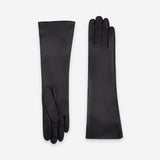 Gants cuir agneau-100% soie-21222SN Gant Glove Story Noir 6.5 