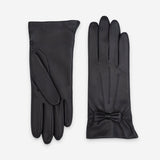 Gants cuir agneau-100% soie-21349SN Gant Glove Story Noir 6 