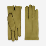 Gants cuir agneau-100% soie-21590SN Gant cuir femme prestige Glove Story Vert 6.5 