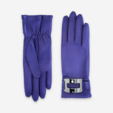 Gants cuir agneau-100% soie-21591SN Gants cuir femme prestige Glove Story Vip Blue 6.5 