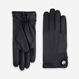 Gants cuir agneau-100% soie-22050ST Gants cuir homme prestige Glove Story Noir 7.5 