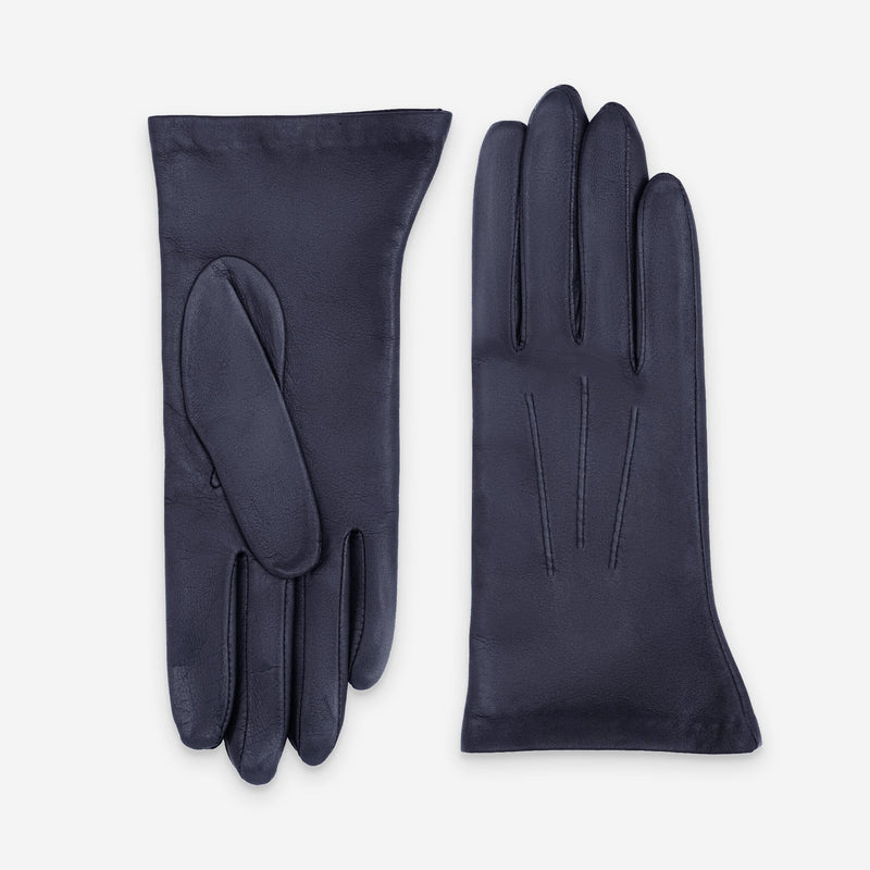 Gants cuir agneau-100% soie-61026SN Gant Glove Story Deep Blue 6.5 