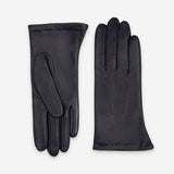 Gants cuir agneau-100% soie-61026SN Gants cuir standard femme Glove Story Noir 6.5 