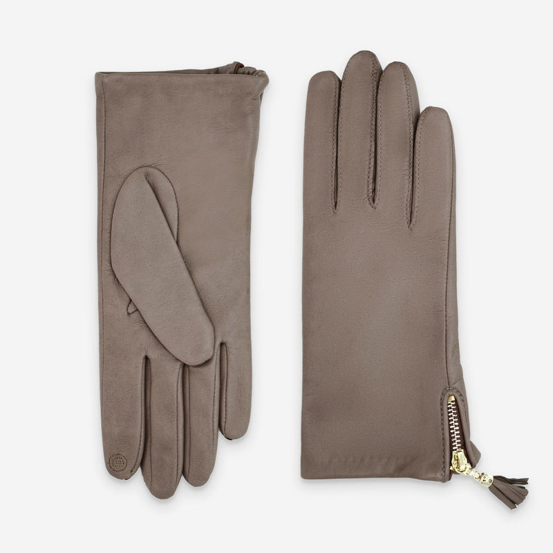 Gants cuir agneau-100% soie-Tactile-21476SN Gants cuir femme prestige Glove Story Stone 6.5 