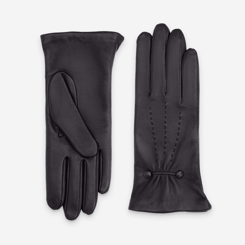 Gants cuir agneau-100% soie-Tactile-21481SN Gant Glove Story Noir 6.5 