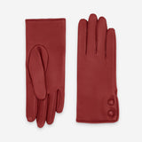 Gants cuir agneau-100% soie-Tactile-21503SN Gants cuir femme prestige Glove Story Rouge 6.5 