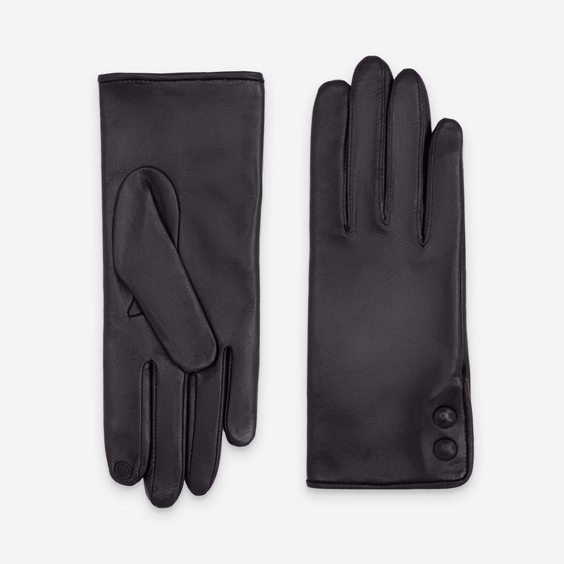 Gants cuir agneau-100% soie-Tactile-21503SN Gloves & Mittens Glove Story Noir 6.5 