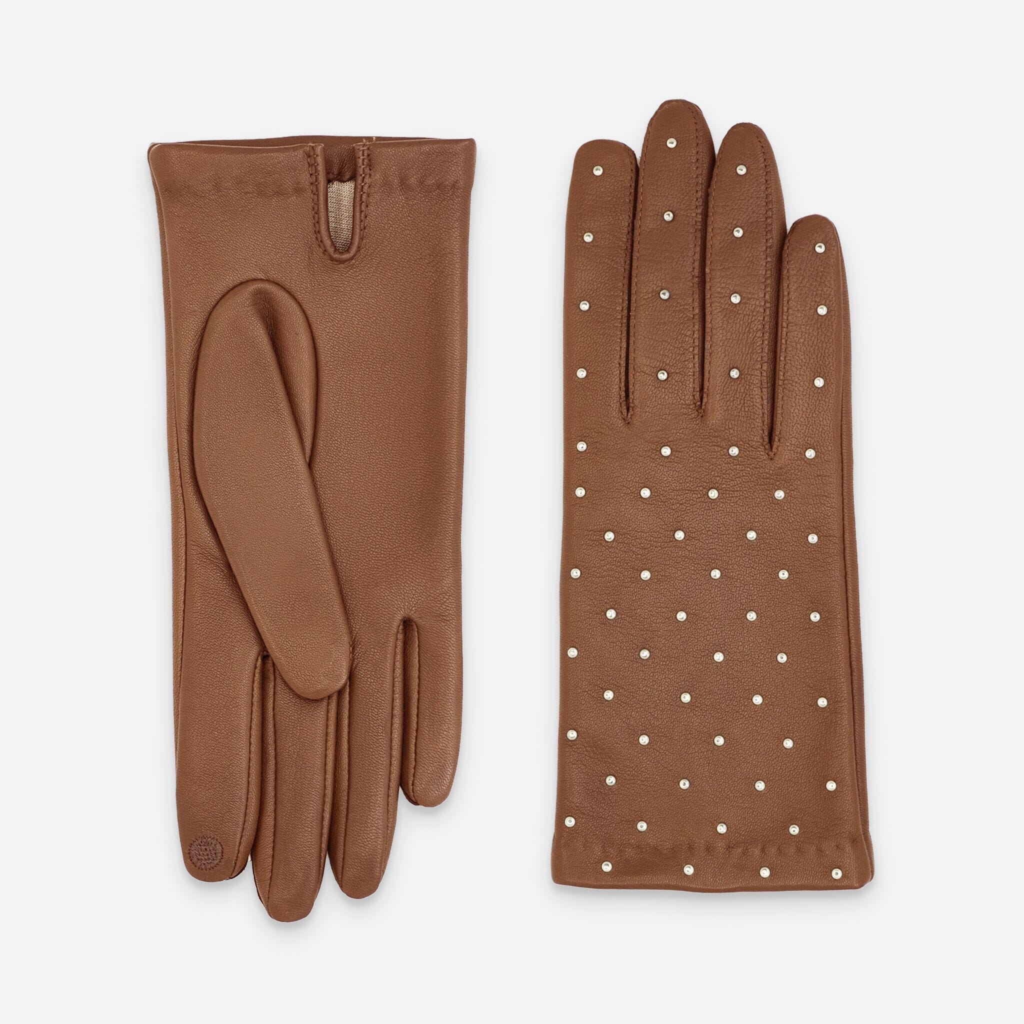 Gants cuir agneau-100% soie-Tactile-21508SN Gant Glove Story Cork 6.5 