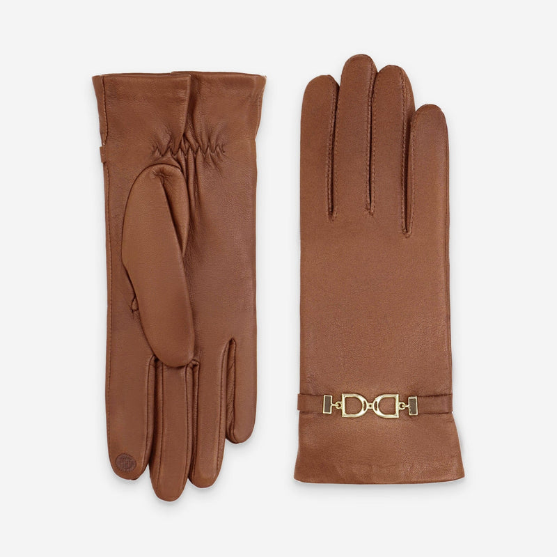 Gants cuir agneau-100% soie-Tactile-21554SN Gants cuir femme prestige Glove Story Cork 6.5 