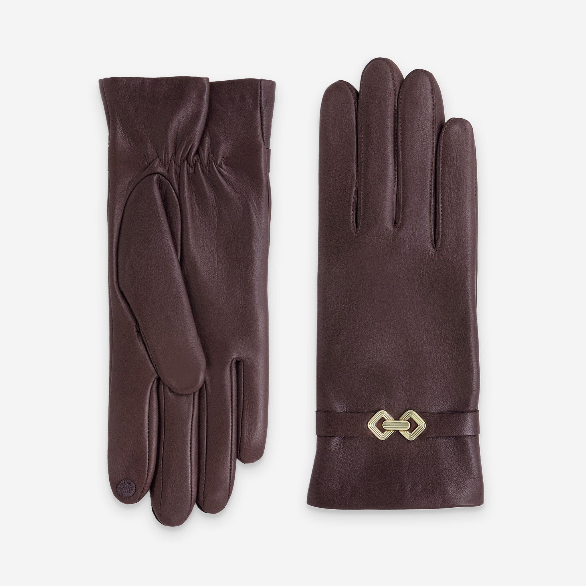 Gants cuir agneau-100% Soie-Tactile-21574SN Gants cuir femme prestige Glove Story Tan 6.5 