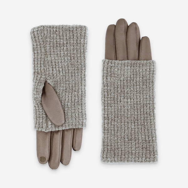 Gants cuir agneau-100% soie-Tactile-21576SN Gants cuir femme prestige Glove Story Stone 6.5 