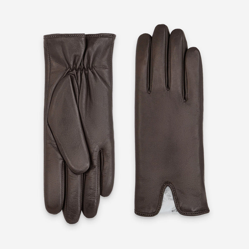 Gants cuir agneau-lapin-21391LA Gant Glove Story Taupe 6 