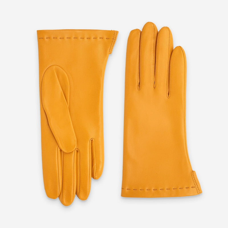 Gants cuir agneau-non doublé-21520NF Gants cuir femme prestige Glove Story Golden Yellow 6.5 