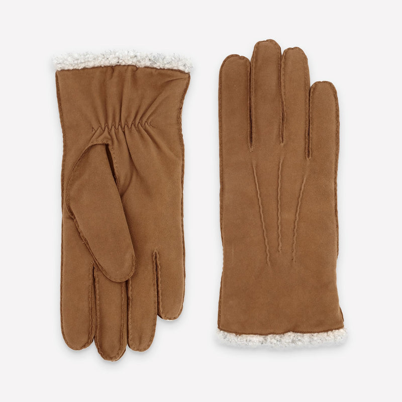 Gants cuir agneau suédé-100% polyester-72093BE Gants Glove Story Cork S 