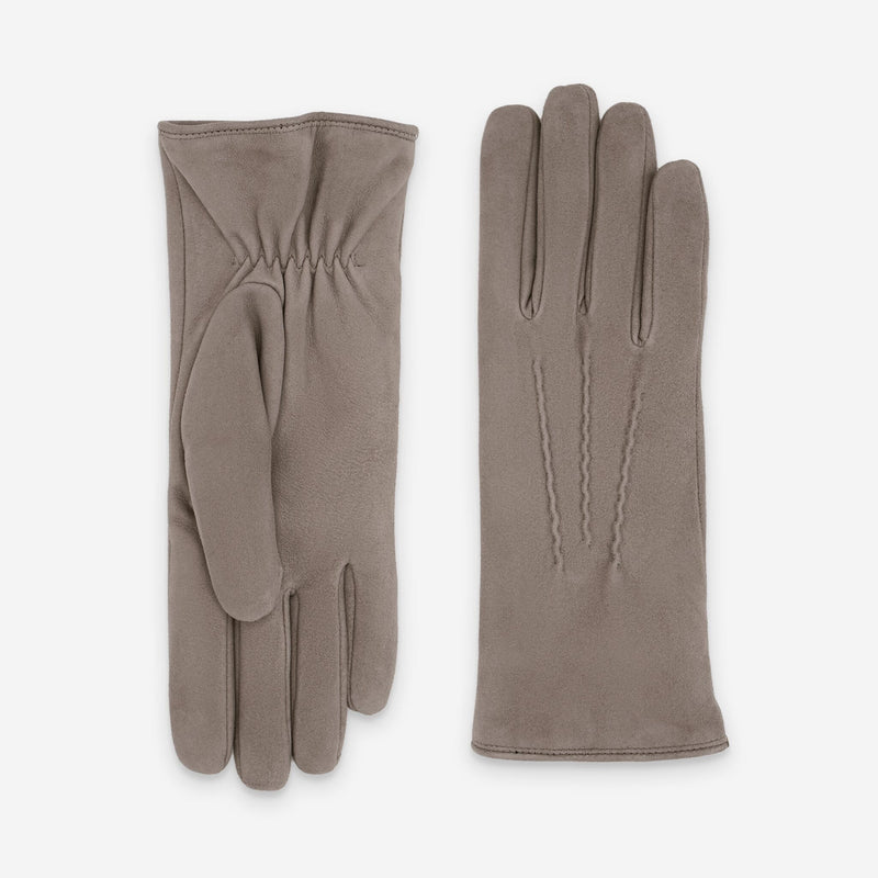 Gants cuir agneau suédé-100% polyester (boa)-71094BA Gants Glove Story Cork S 