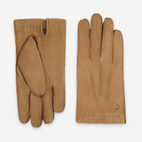 Gants cuir cerf-100% cachemire-22086CA Gants cuir homme prestige Glove Story Sable 7.5 