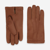 Gants cuir cerf-100% cachemire-22086CA Gants cuir homme prestige Glove Story Tan 7.5 