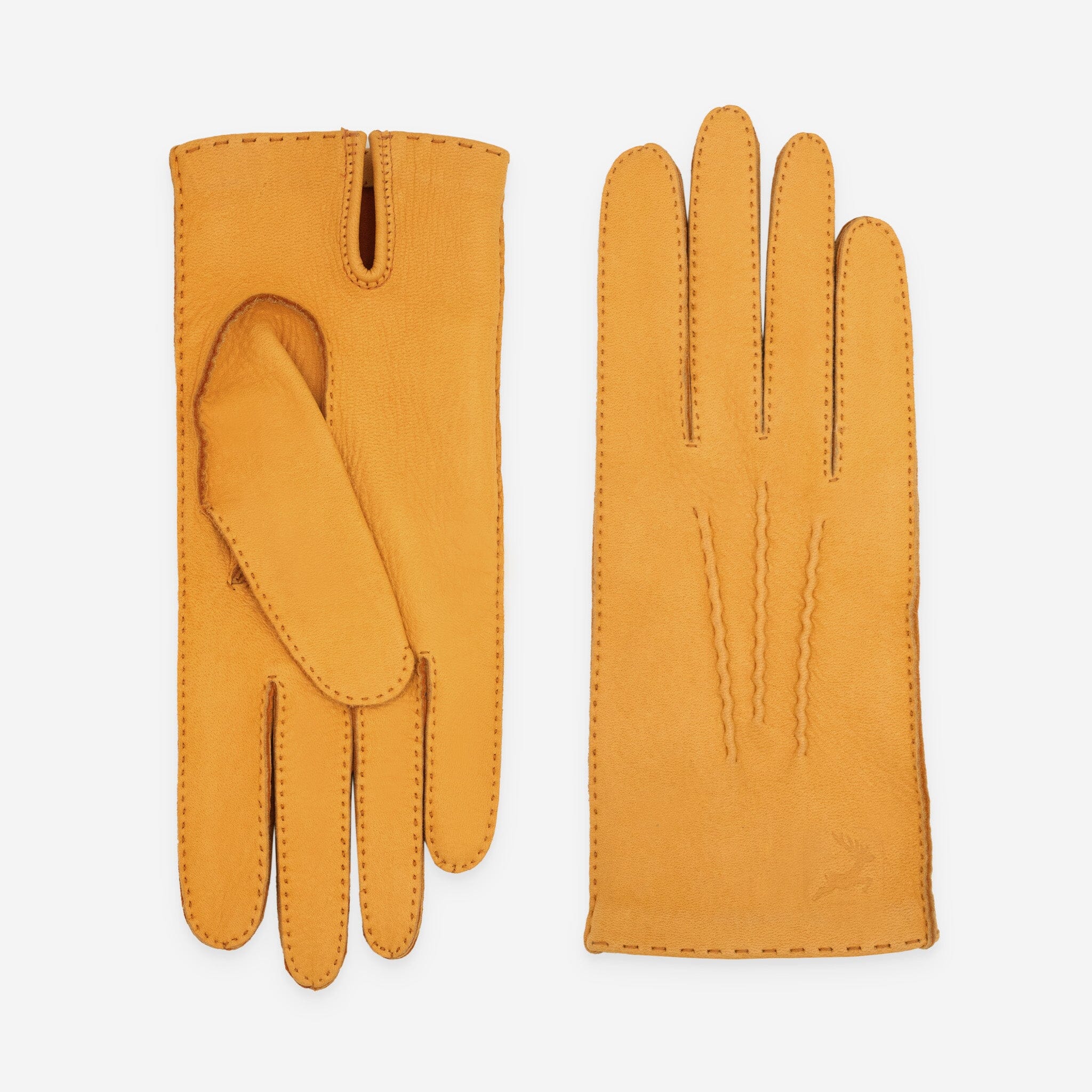 Gants cuir cerf-non doublé-21518NF Gants cuir femme prestige Glove Story Mangue 6.5 