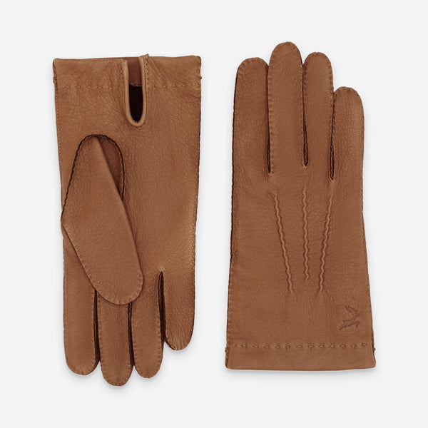 Gants cuir cerf-non doublé-22101NF Gants cuir homme prestige Glove Story Cork 7.5 