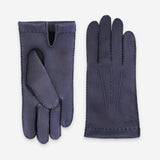 Gants cuir cerf-non doublé-22101NF Gants cuir homme prestige Glove Story Deep Blue 7.5 
