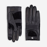 Gants cuir vélo/e-trottinette femme-Tactile-60016L Glove Story NOIR S 