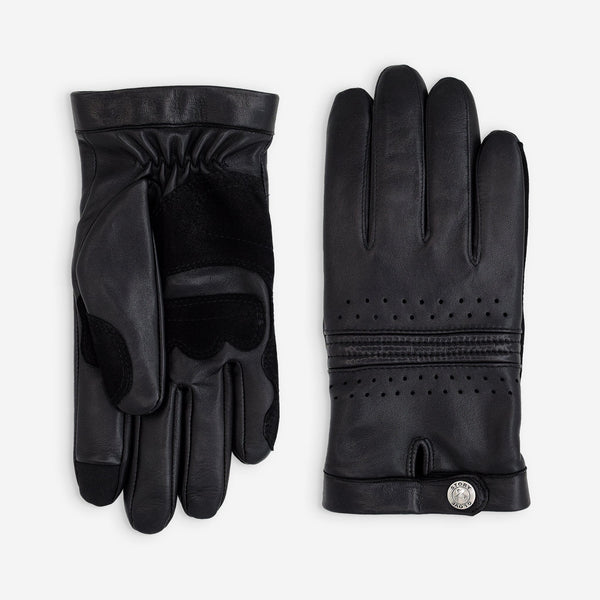 Gants cuir vélo/e-trottinette homme-Tactile-60015M Glove Story NOIR S 