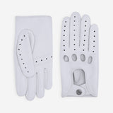 Gants de conduite cuir agneau-non doublé-22035NF Gant Glove Story Blanc 7.5 