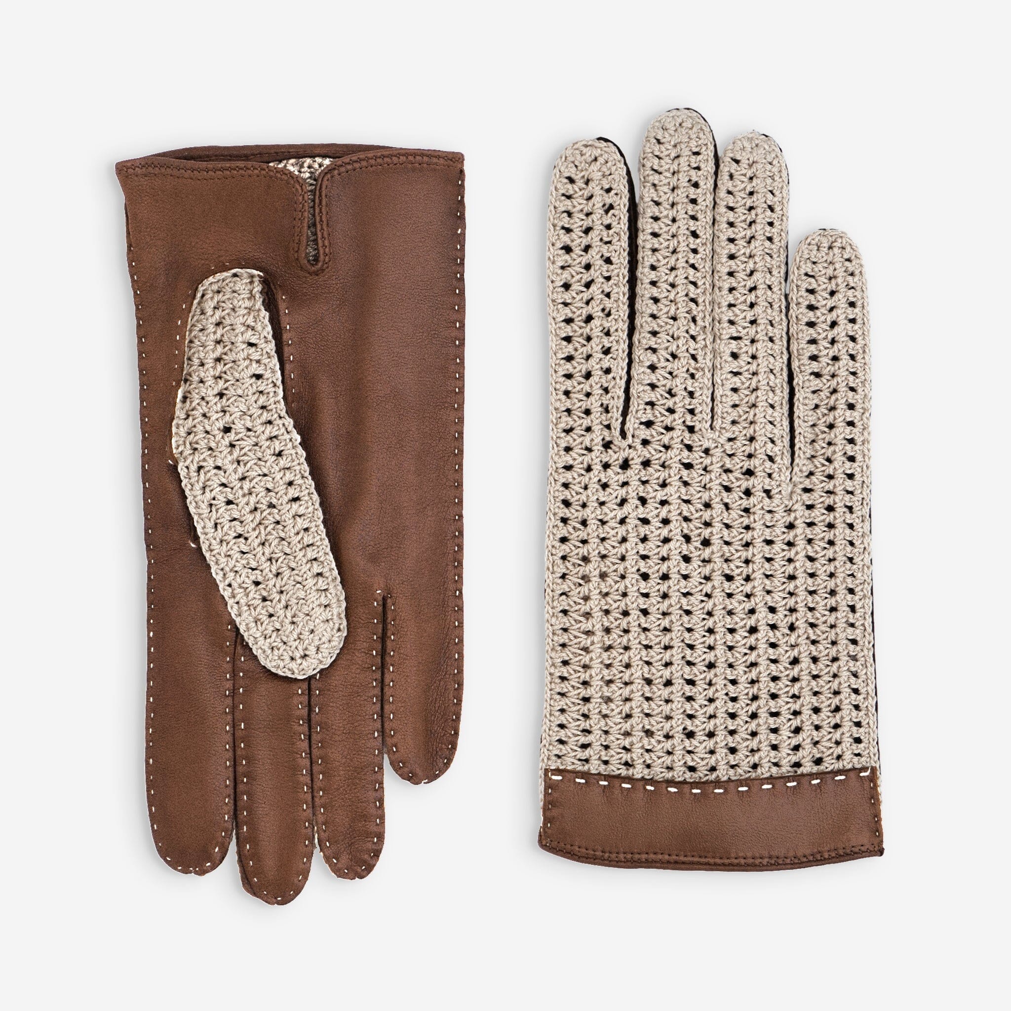 Gants de conduite cuir agneau-non doublé-22057NF Gants de conduite homme Glove Story Cork 8 