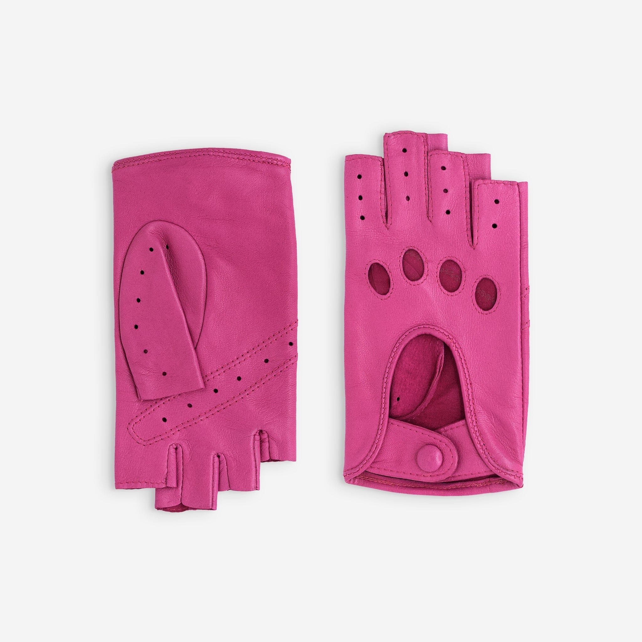 Gants de conduite, mitaines-cuir agneau-non doublé-21125NF Gant Glove Story Fuchsia 6.5 