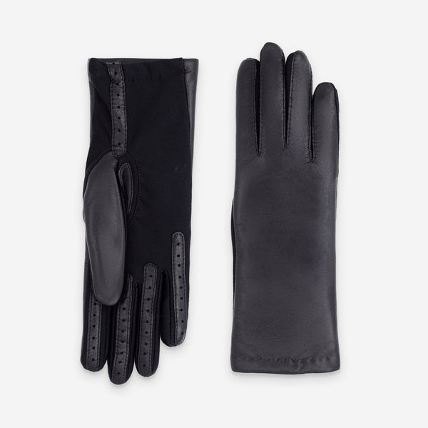 Gants flexicuir-agneau-spandex-100% laine-11047TR Gant Glove Story Noir TU 