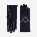 Gants flexicuir-agneau-spandex-100% laine-11063CA Gant Glove Story Noir TU 