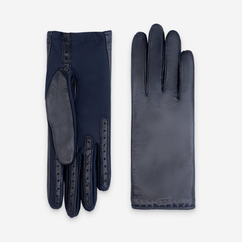 Gants flexicuir-agneau-spandex-100% polyester (microfibre)-11123MI Gant Glove Story Deep Blue TU 