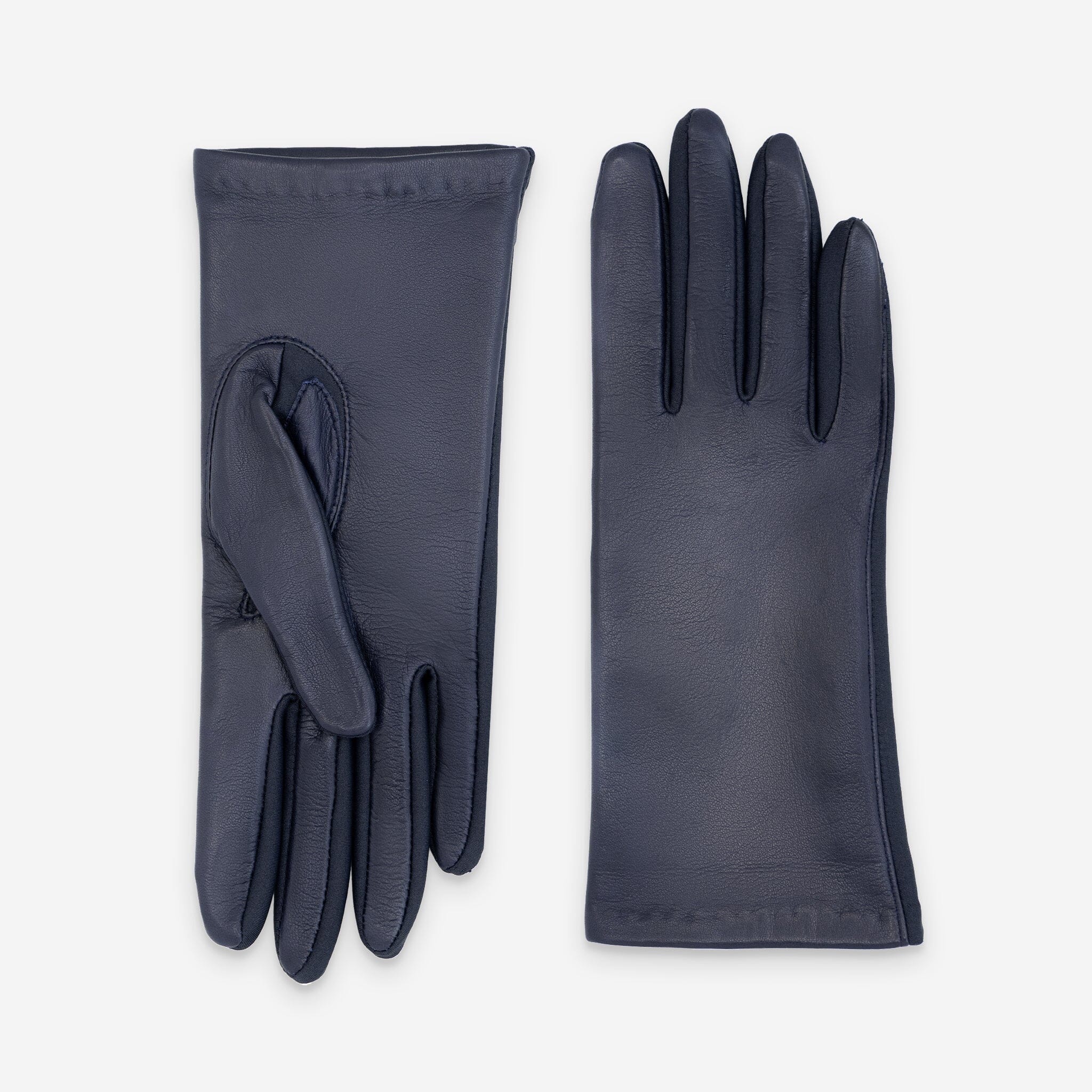 Gants flexicuir-agneau-spandex-100% polyester (microfibre)-11124MI Gants taille unique femme Glove Story Deep blue TU 