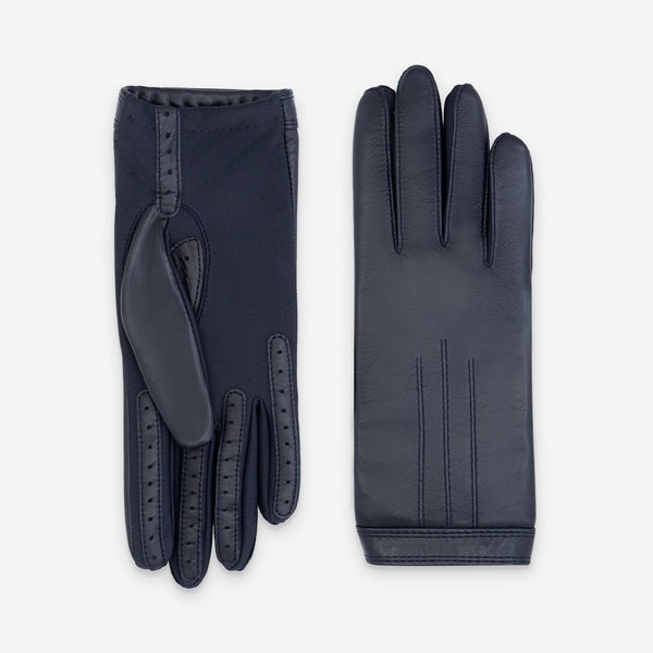 Gants flexicuir-agneau-spandex-100% polyester (microfibre)-11132MI Gant Glove Story Deep Blue TU 