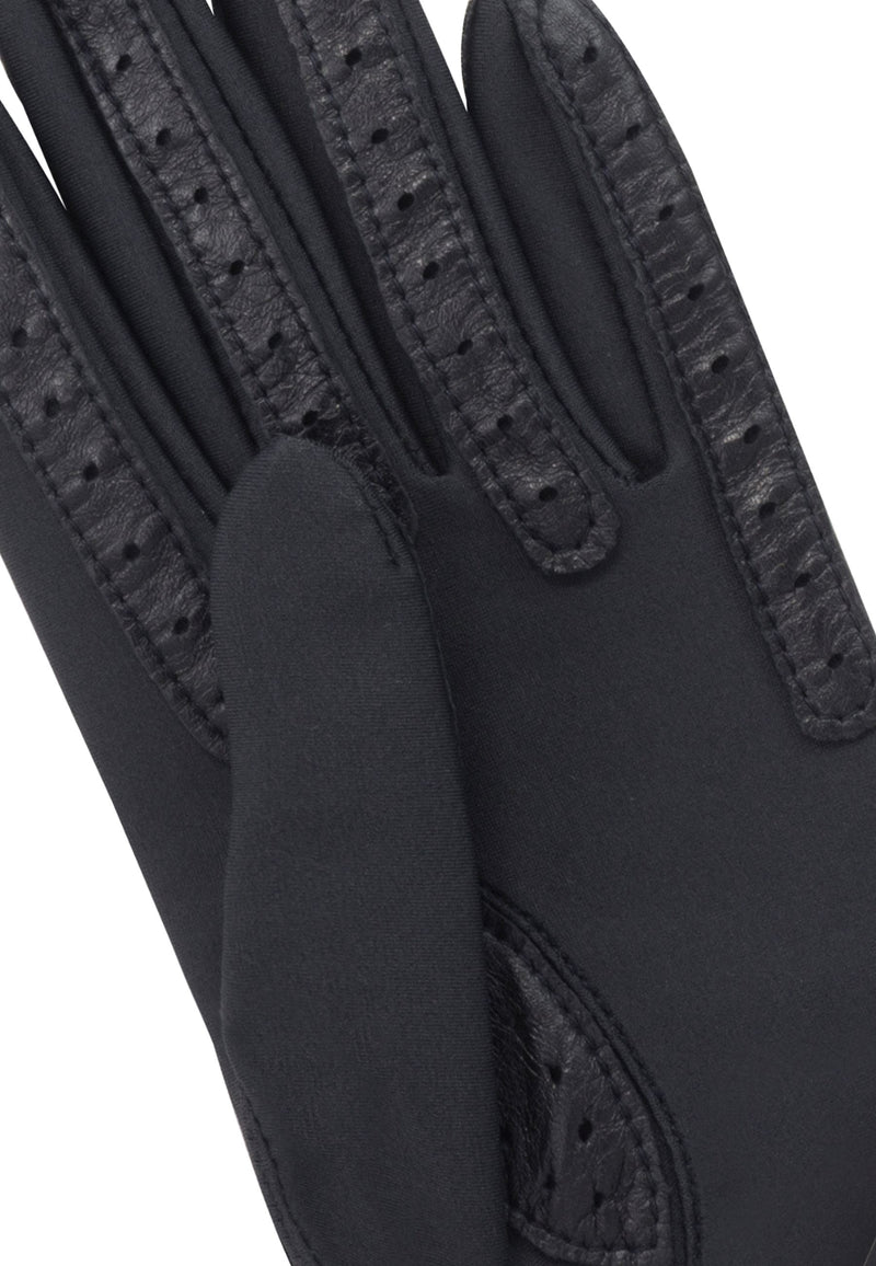 Gants flexicuir-spandex-non doublé-11018NF Gants taille unique femme Glove Story 