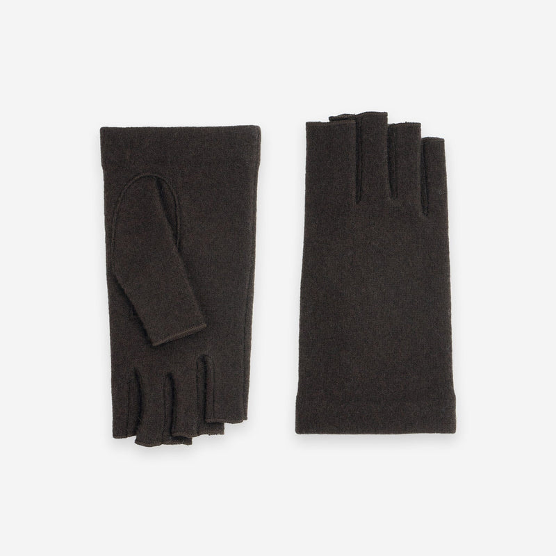 Mitaines laine-80% laine-20% nylon-Tactile-31093NF Gants laine femme Glove Story Choco TU 