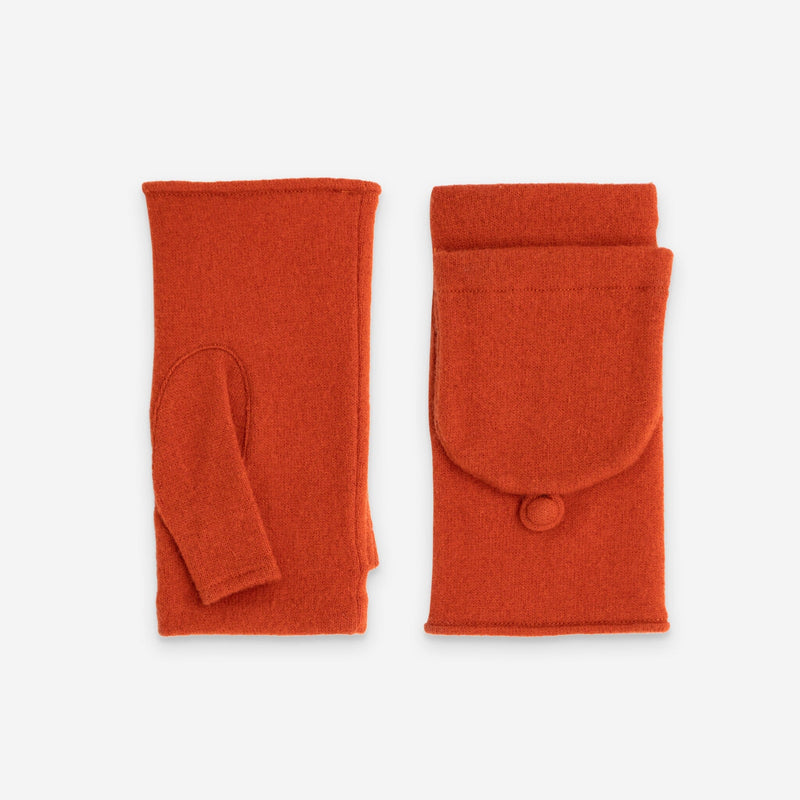 Mitaines laine-80% laine-20% nylon-Tactile-31155NF Gants laine femme Glove Story Orange TU 