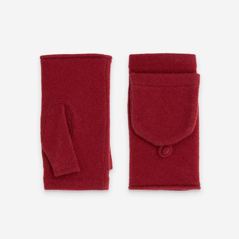 Mitaines laine-80% laine-20% nylon-Tactile-31155NF Gants laine femme Glove Story Rouge TU 