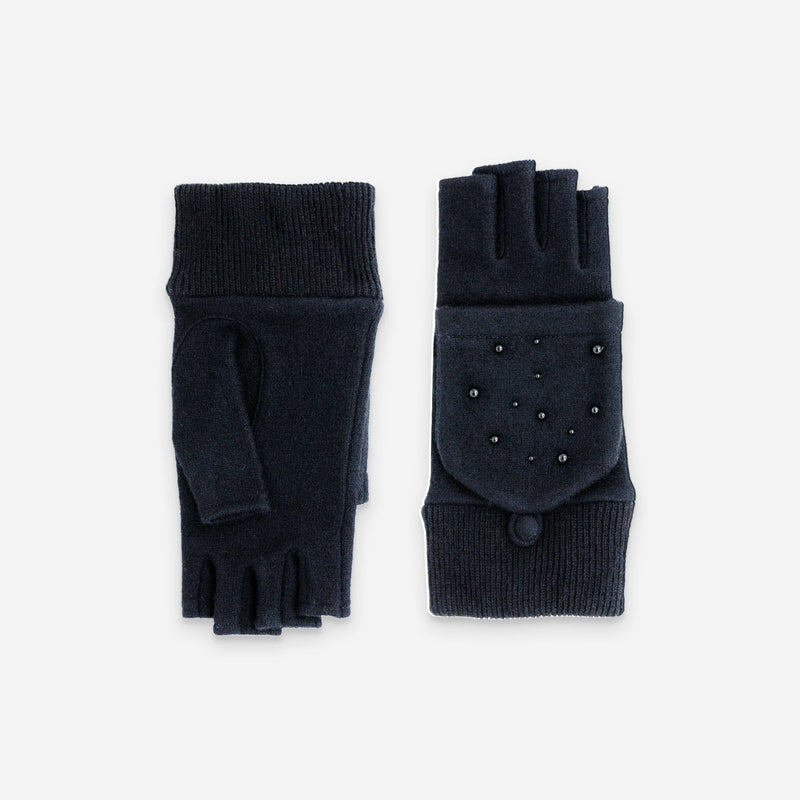 Mitaines laine-80% laine-20% nylon-Tactile-31158NF Gants laine femme Glove Story Noir TU 
