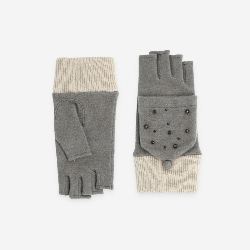 Mitaines laine-80% laine-20% nylon-Tactile-31158NF Gants laine femme Glove Story Taupe TU 